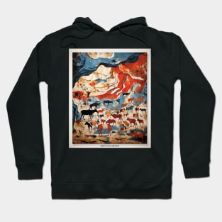 Lascaux Cave France Vintage Poster Tourism Hoodie